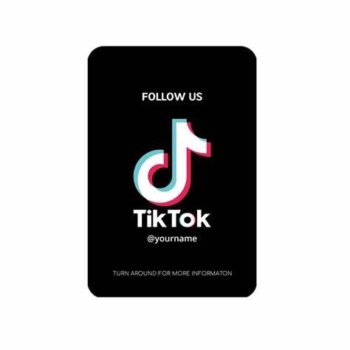 NFC TikTok Card – Instantly Connect & Grow Your Audience!