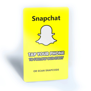 Snapchat NFC Card