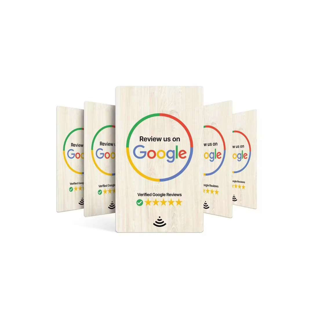 Wooden Google Review Card – 2PC Combo! - Image 2