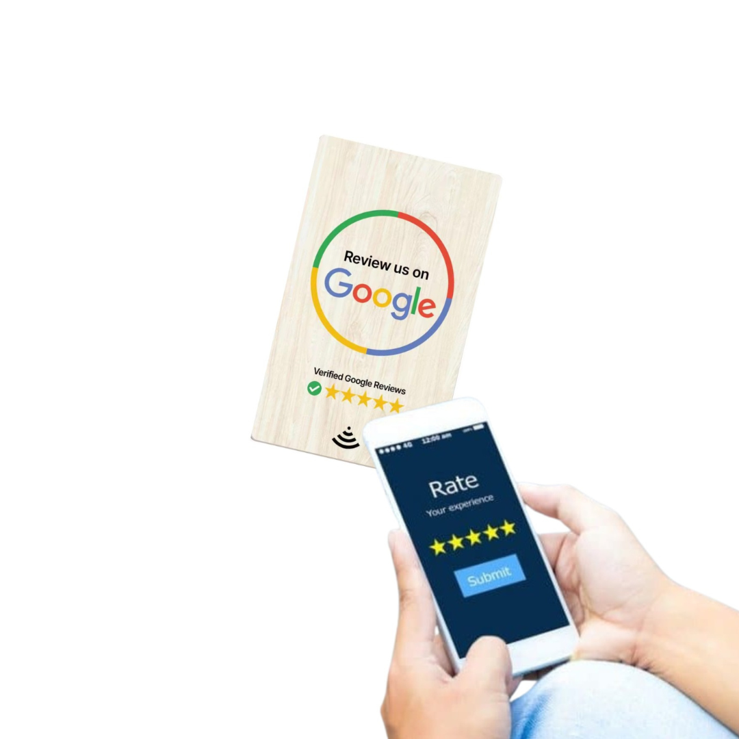 Wooden Google Review Card – 2PC Combo! - Image 3