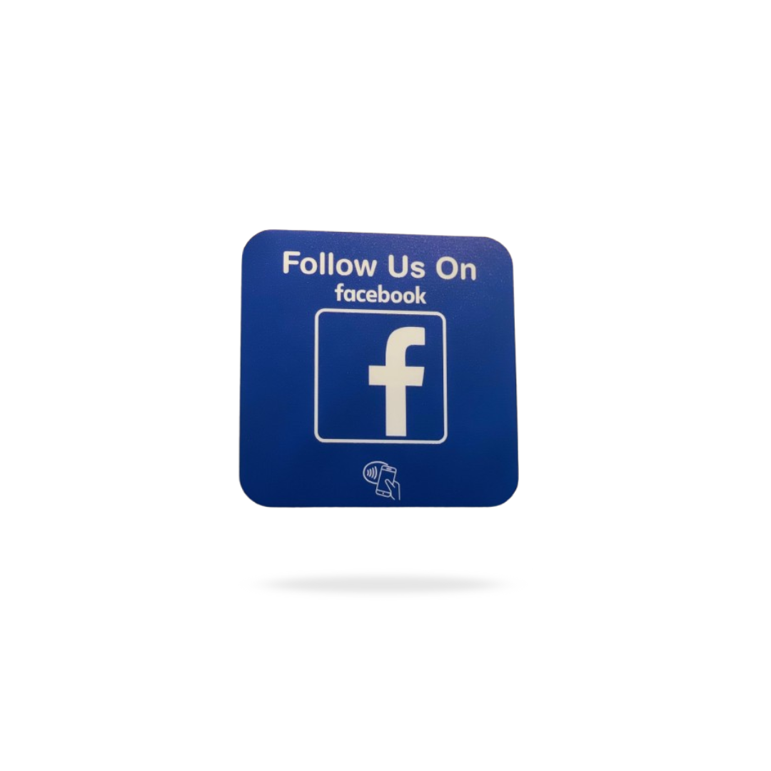 NFC Facebook Plaque – Instant Profile Access & Engagement!