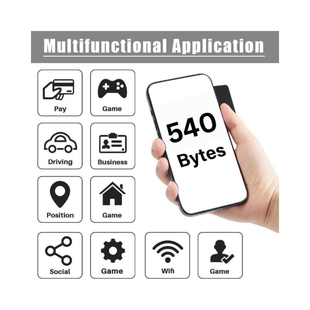 NFC Blank PVC Card – 2PC Customizable & Programmable Combo! - Image 4