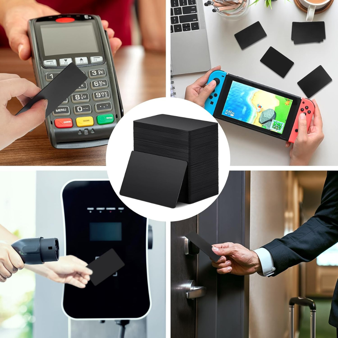 NFC Blank PVC Card – 2PC Customizable & Programmable Combo! - Image 5